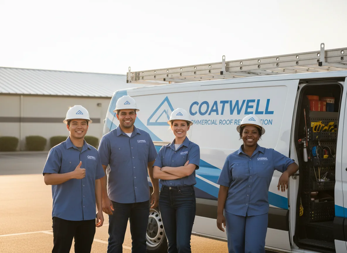 Commercial roof coating company in Longview, IL